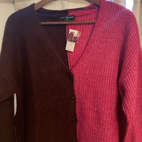 NWT. Color block cardigan sweater ❄️ - Picture 1 of 8